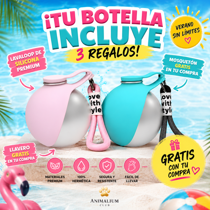 Botella Portátil 2 en 1